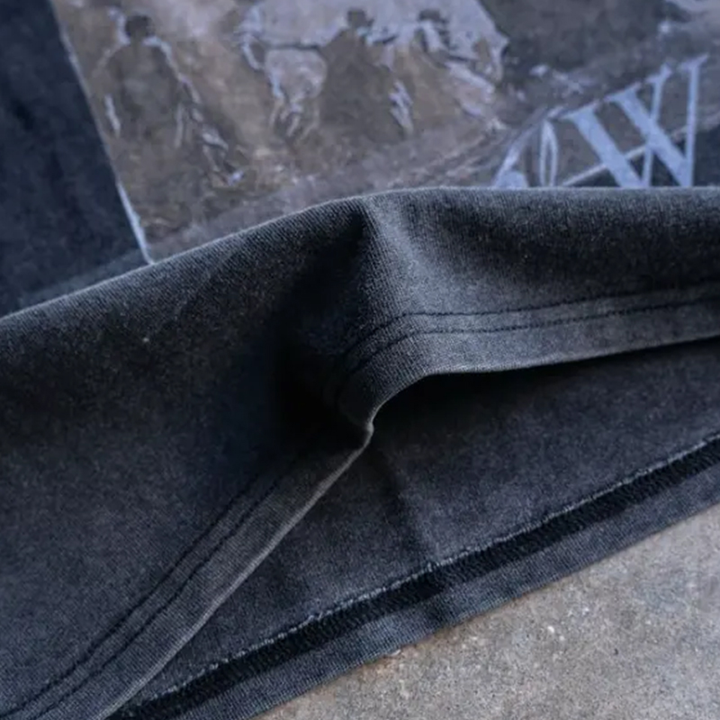 hongfeng specializes in screen printed t shirts custom with vintage washed cotton for added style.